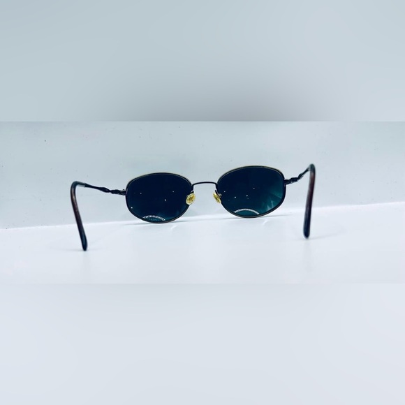 Vintage Safilo Team 38 Brown Tortoise Oval Sunglasses Frames Only - Picture 6 of 8